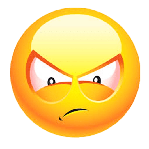 Intense Angry Face - Sticker for WhatsApp