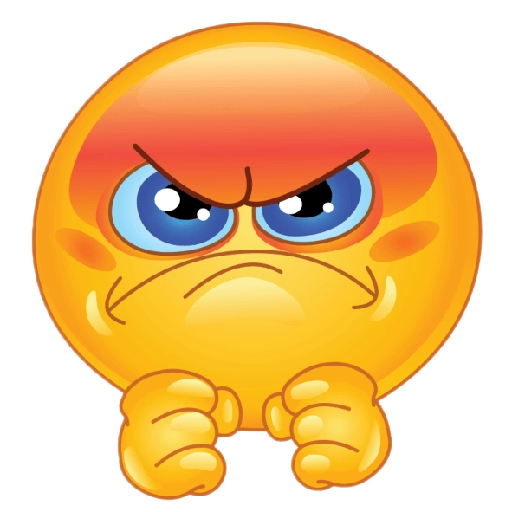 Fuming Mad Face - Sticker for WhatsApp