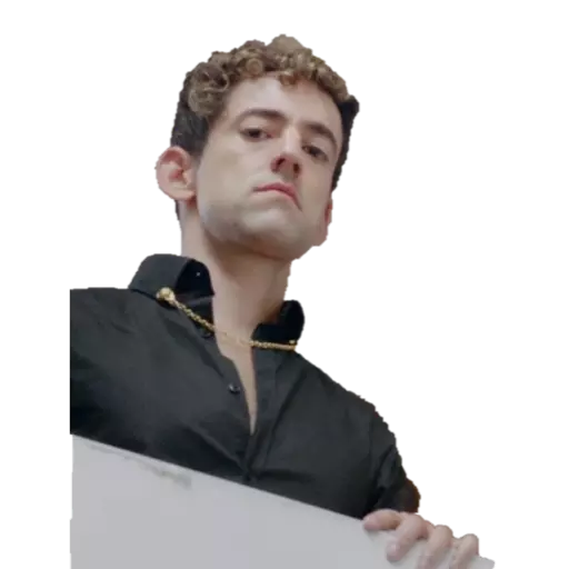 Confident Look Down - Sticker for WhatsApp
