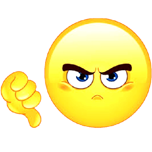 Not Impressed Thumbs Down - Sticker for WhatsApp