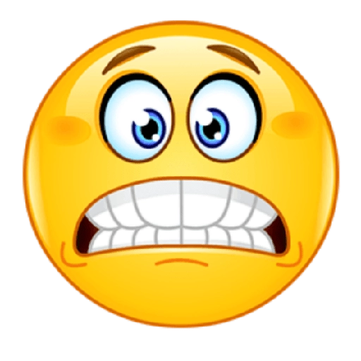 Nervous Grin Emoji - Sticker for WhatsApp
