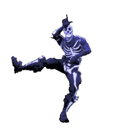 Skeleton Dance Party Animated GIF - Sticker for WhatsApp