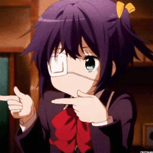 Finger Guns Anime Style Animated GIF - Sticker for WhatsApp