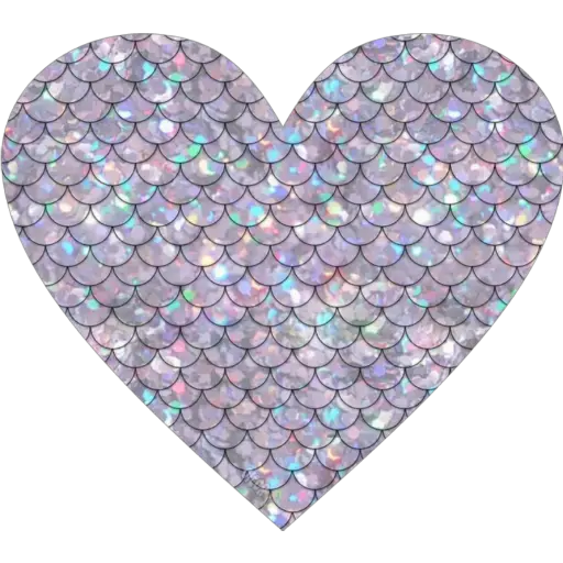 Holographic Heart Scales - Sticker for WhatsApp