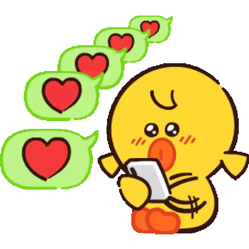 Sending Love Messages Animated GIF - Sticker for WhatsApp