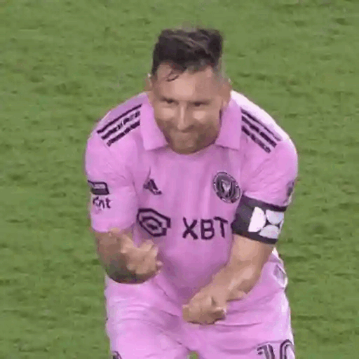 Messi's Victory Dance Animated GIF - Sticker for WhatsApp & Telegram