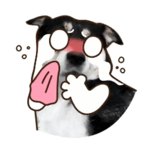 Shocked Doggo Moment Animated GIF - Sticker for WhatsApp & Telegram