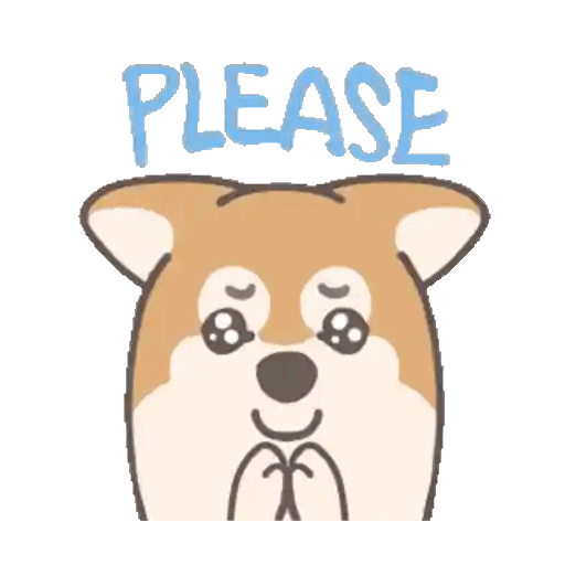 Pleading Shiba Inu Animated GIF - Sticker for WhatsApp & Telegram