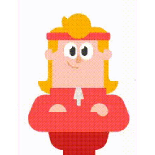 Confident Duolingo Coach Animated GIF - Sticker for WhatsApp & Telegram