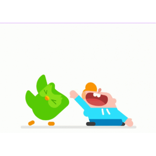 Duolingo Bird Dance Celebration Animated GIF - Sticker for WhatsApp & Telegram