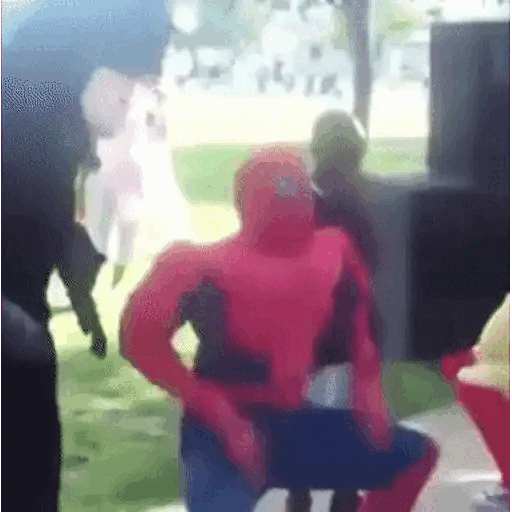 Spider-Man Getting Arrested Animated GIF - Sticker for WhatsApp & Telegram