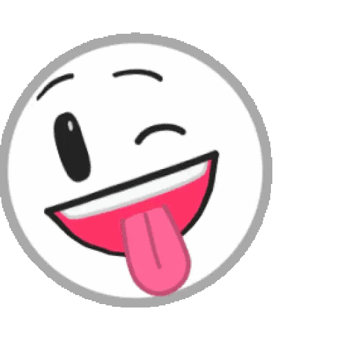 Playful Wink With Tongue Out Animated GIF - Sticker for WhatsApp & Telegram
