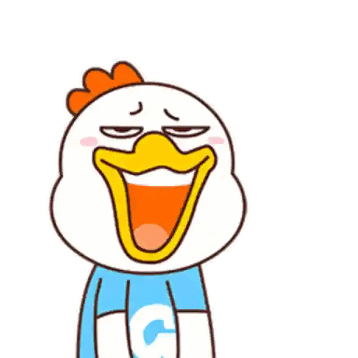 Laughing Chicken Greeting Animated GIF - Sticker for WhatsApp & Telegram