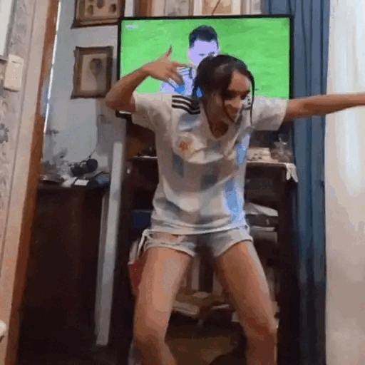 Goal Celebration Dance Animated GIF - Sticker for WhatsApp & Telegram