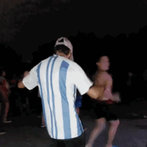 Dance Celebration At Night Animated GIF - Sticker for WhatsApp & Telegram