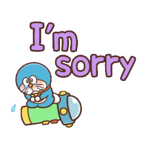 I'm Sorry Animated GIF - Sticker for WhatsApp & Telegram