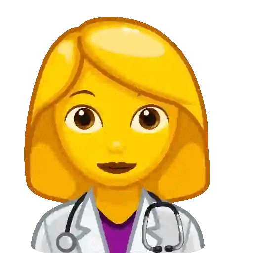 Friendly Doctor Emoji Animated GIF - Sticker for WhatsApp & Telegram