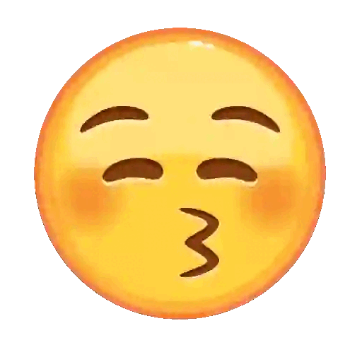 Sending A Kiss Emoji Animated GIF - Sticker for WhatsApp & Telegram