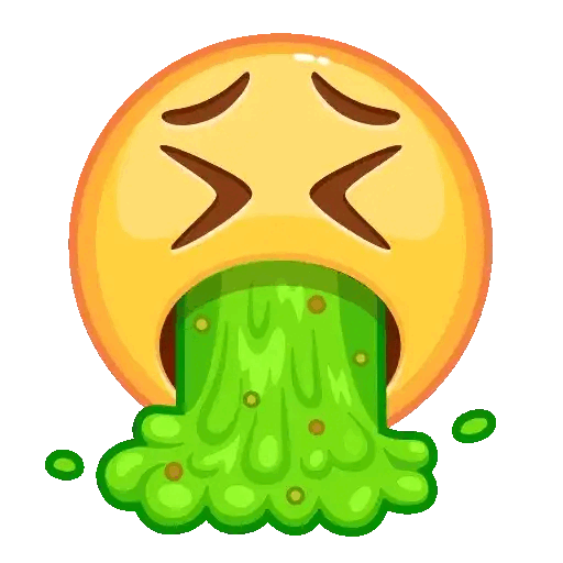 Feeling Nauseous Emoji Animated GIF - Sticker for WhatsApp & Telegram