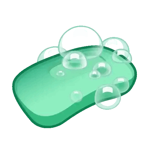 Squeaky Clean Soap Emoji Animated GIF - Sticker for WhatsApp & Telegram