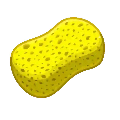 Sponge Cleaning Vibes Emoji Animated GIF - Sticker for WhatsApp & Telegram