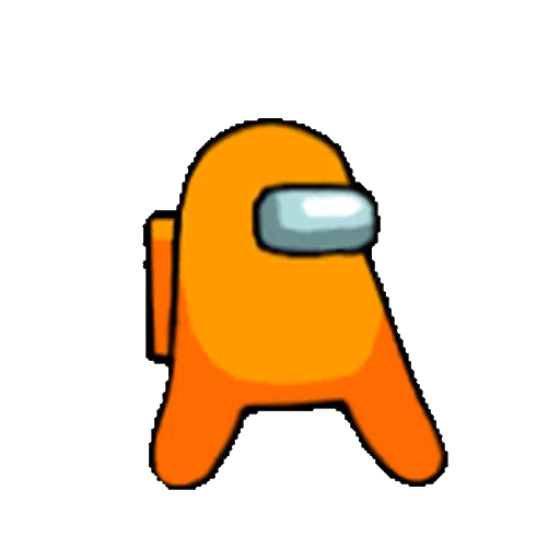Sassy Orange Crewmate Animated GIF - Sticker for WhatsApp & Telegram