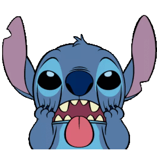 Stitch Freaking Out Animated GIF - Sticker for WhatsApp & Telegram
