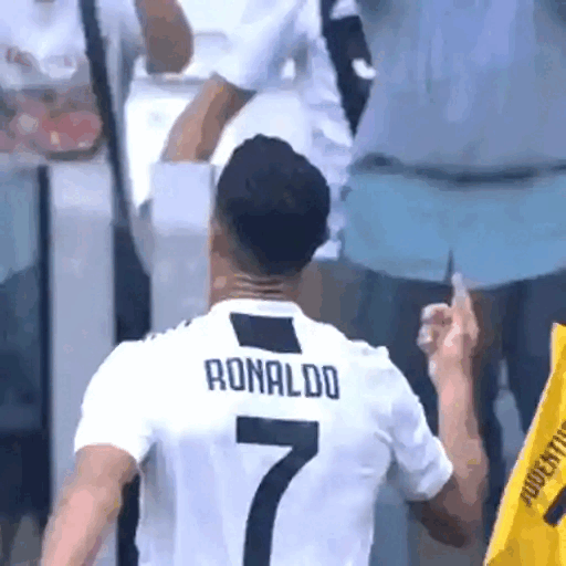 Ronaldo Celebrating Victory Animated GIF - Sticker for WhatsApp & Telegram