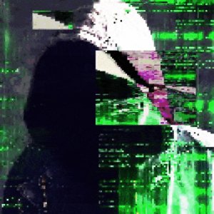 Glitchy Cyberpunk Face
