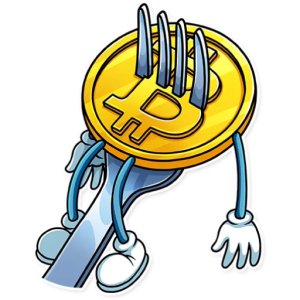 Bitcoin Fork Cartoon