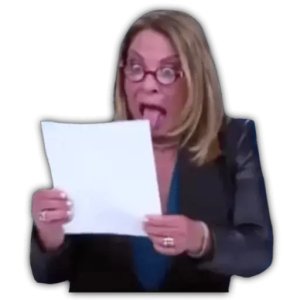 Shocked Reaction with Paper