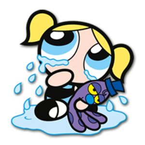 Crying Cartoon Character