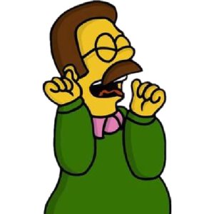 Excited Cartoon Character