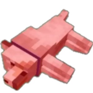 Minecraft Pig Lying Down