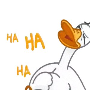 Laughing Duck Cartoon