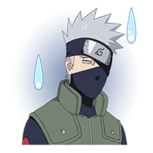 Anime Character with Sweat Drops