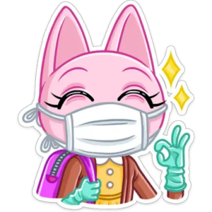 Happy Masked Cat