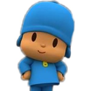 Pocoyo Cheerful Blue Outfit Character