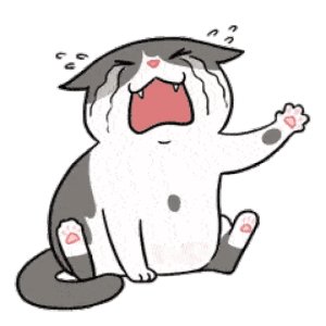 Crying Cat Waving