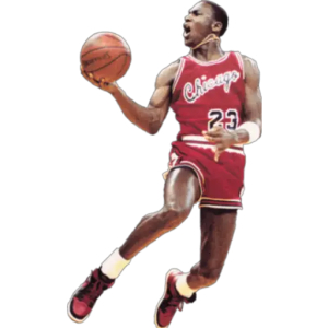 Michael Jordan Iconic Basketball Dunk