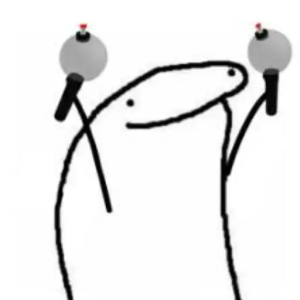 Cheering Stick Figure