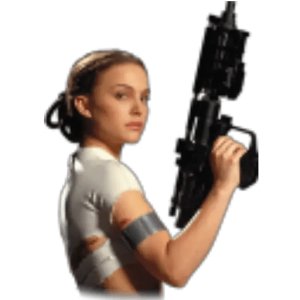 Padmé Amidala Action Heroine with Blaster