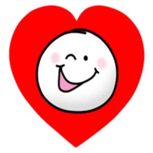 Playful Wink in Heart