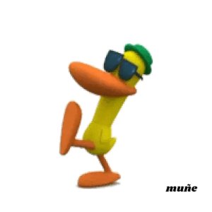 Dancing Duck with Sunglasses