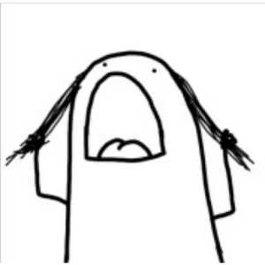 Surprised Doodle Reaction