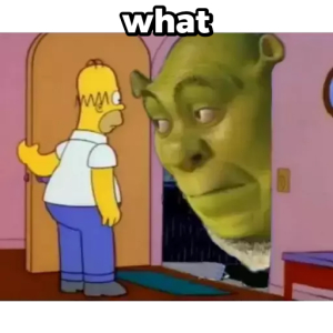 The Simpsons Shrek Unexpected Door Visitor