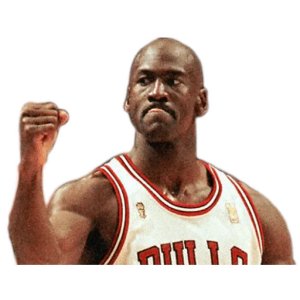Michael Jordan Victory Fist Pump