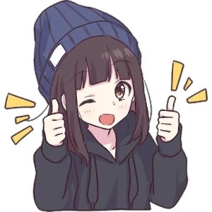 Kurumi Chan Double thumbs up anime girl