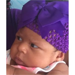 Baby side glance