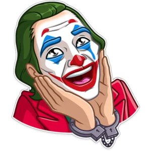 Joker Joyful clown moment